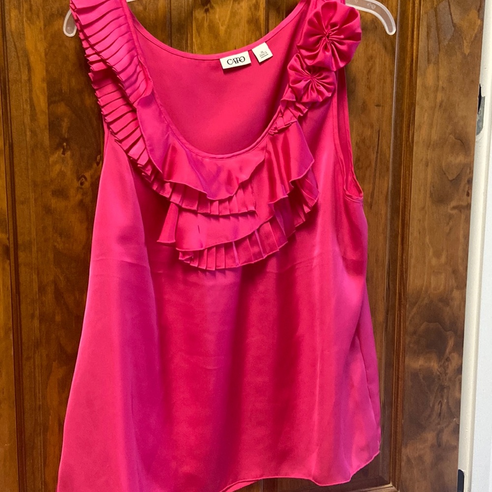 Hot pink top